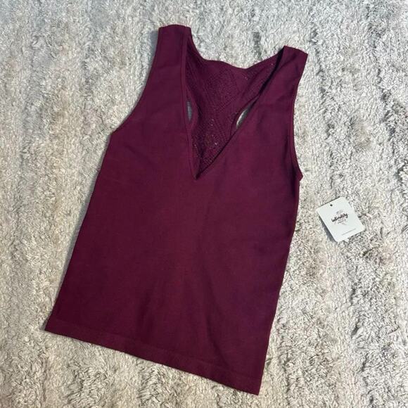 Intimately Free People Deep V Neck Tank Top NWT - Picture 1 of 5